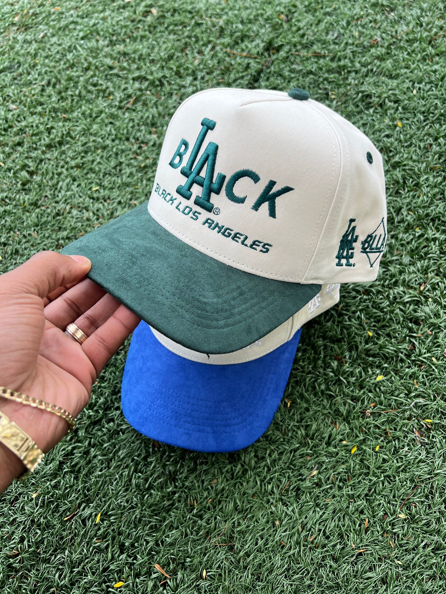 Black L.A Hat (Suede Brim)