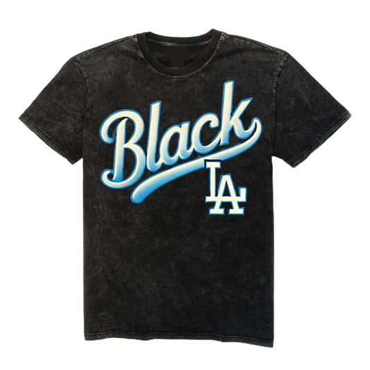 Black L.A Sports Tee