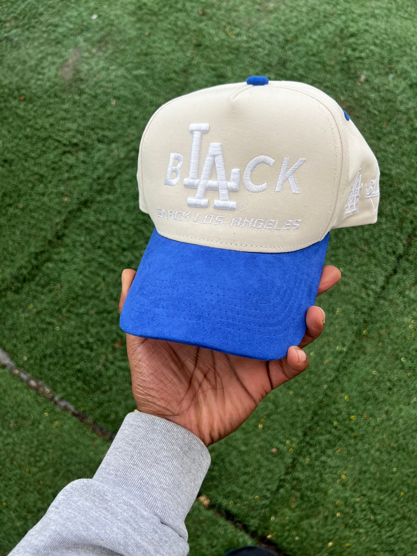 Black L.A Hat (Suede Brim)