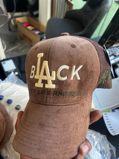 Black L.A Trucker (Suede)