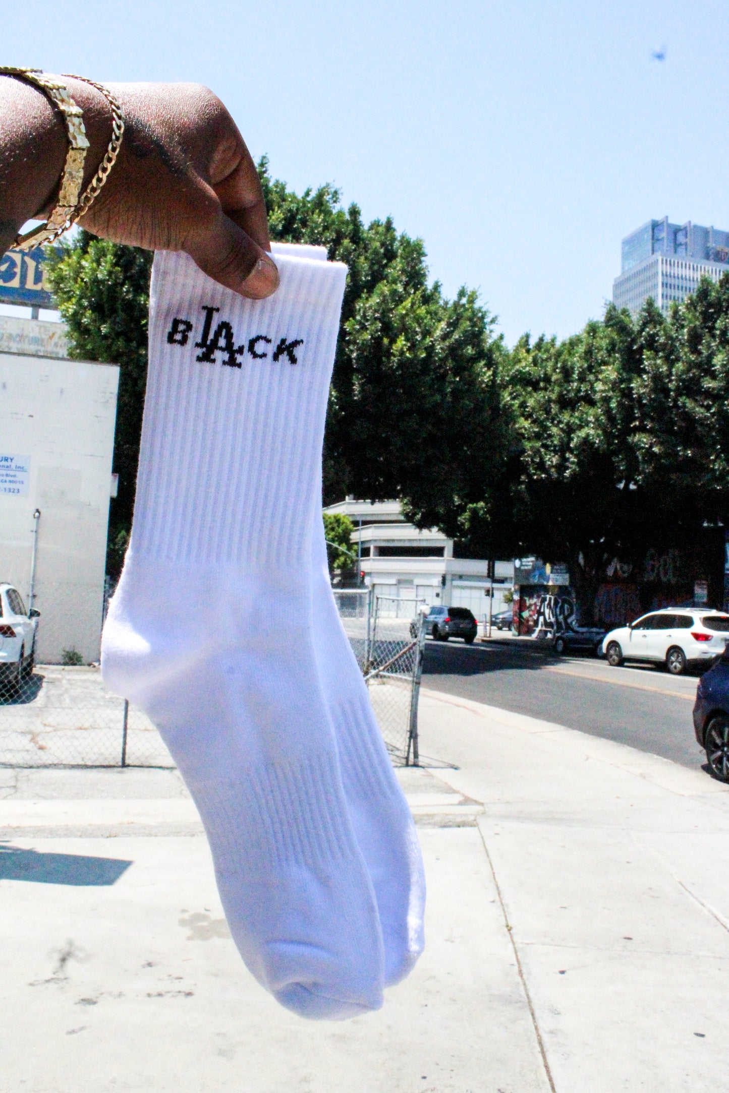 Black L.A Socks