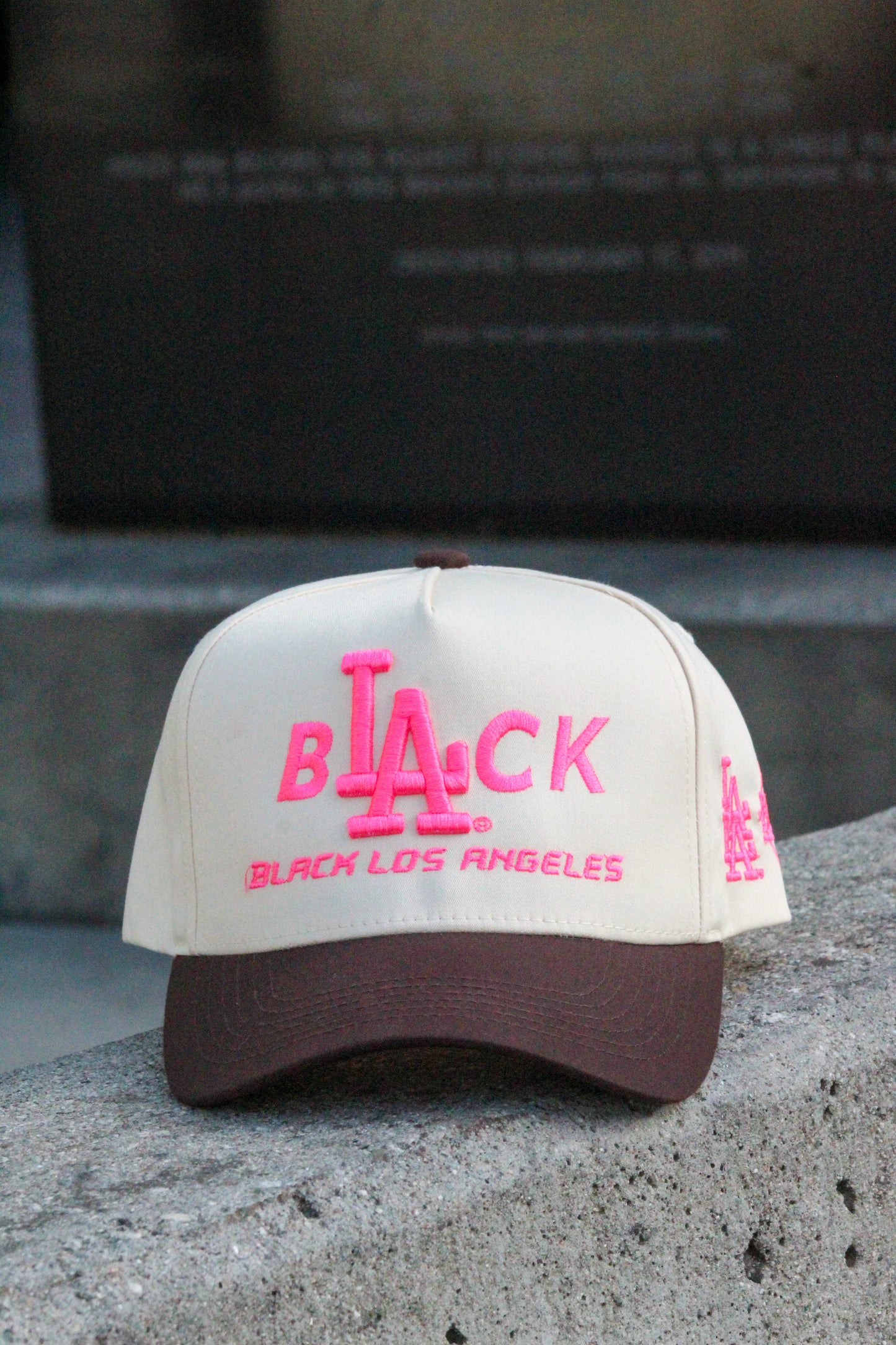 Black L.A Hat (Neapolitan)