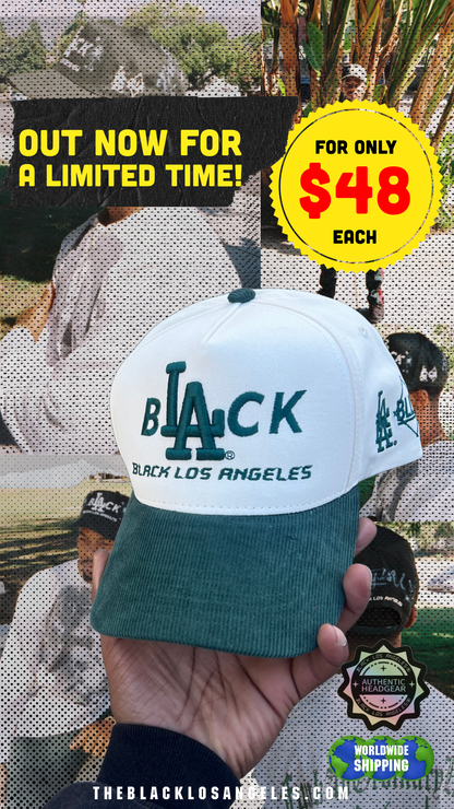 Black L.A Hat (Corduroy Brim)